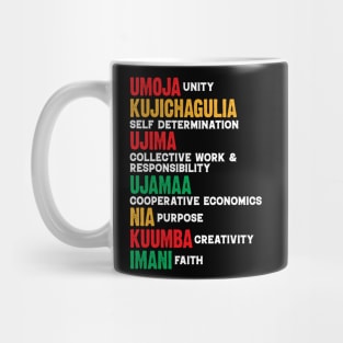 The Principles of Kwanzaa Mug